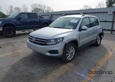 2017 Volkswagen Tiguan 2.0T/2.0T S z USA, uszkodzony, nr VIN WVGAV7AX6HK047586
